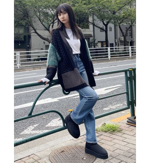 MURUA「ハイウエストヴィンテージフレアデニム」|デニム|