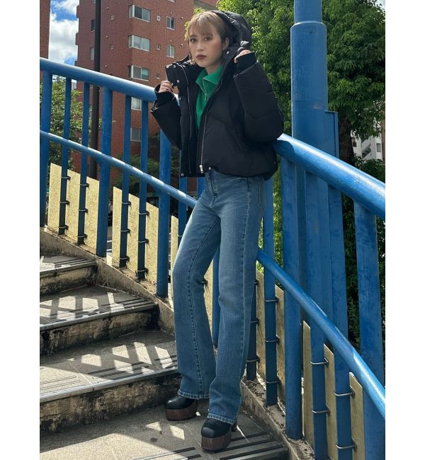 MURUA「ハイウエストヴィンテージフレアデニム」|デニム|