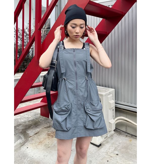 MURUA「カーゴベアミニワンピース」|ワンピース|