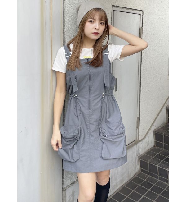 MURUA「カーゴベアミニワンピース」|ワンピース|