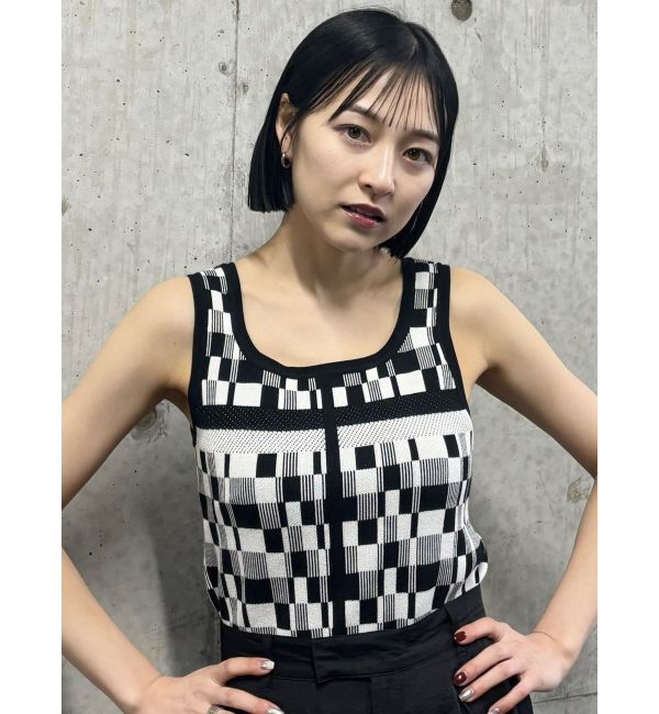 MURUA「ジオメタンクトップ」|タンクトップ|