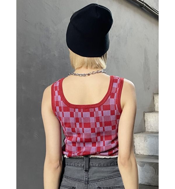 MURUA「ジオメタンクトップ」|タンクトップ|