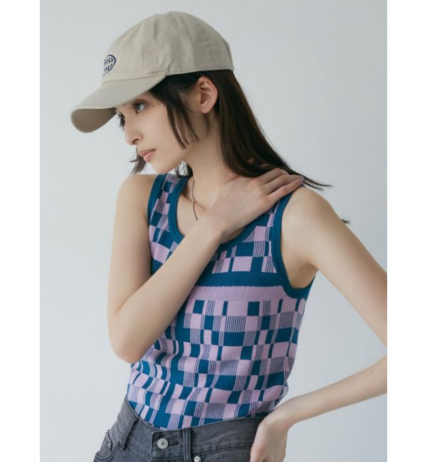 MURUA「ジオメタンクトップ」|タンクトップ|