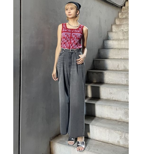 MURUA「ジオメタンクトップ」|タンクトップ|