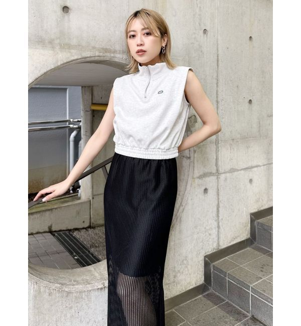 MURUA「シースルーメッシュスカート」|スカート|