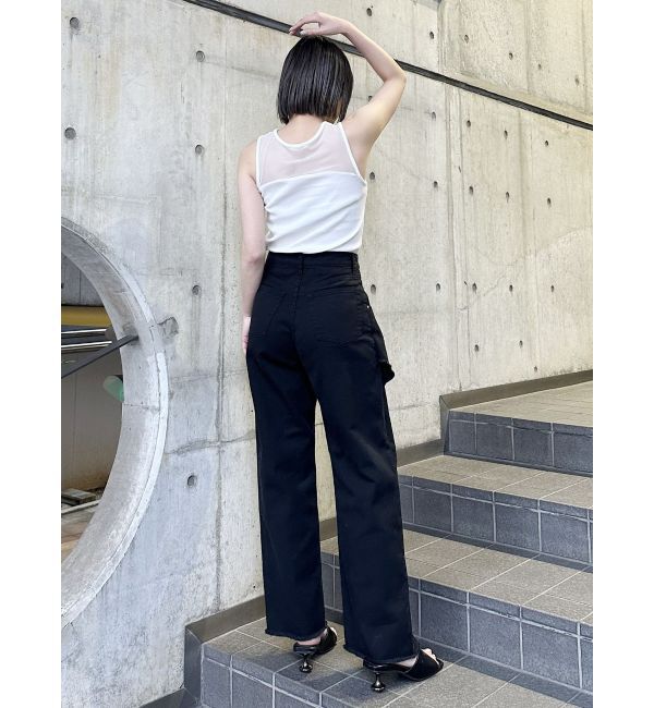 MURUA「スカートレイヤードデニム」|デニム|