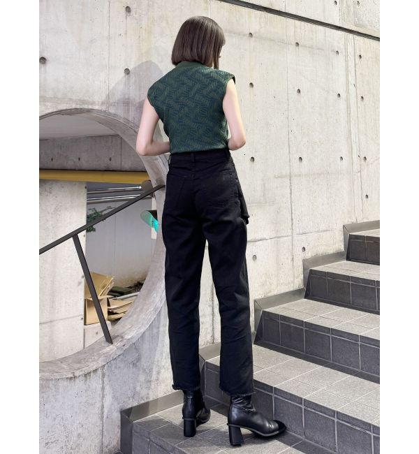 MURUA「スカートレイヤードデニム」|デニム|