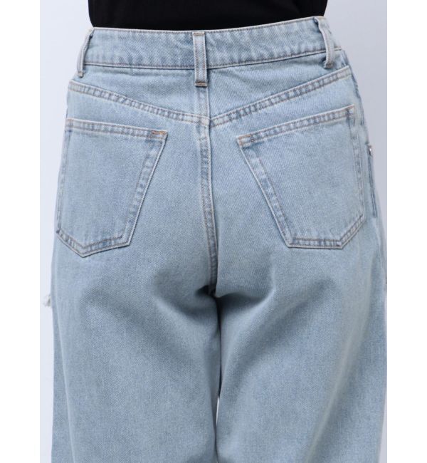 MURUA「スカートレイヤードデニム」|デニム|