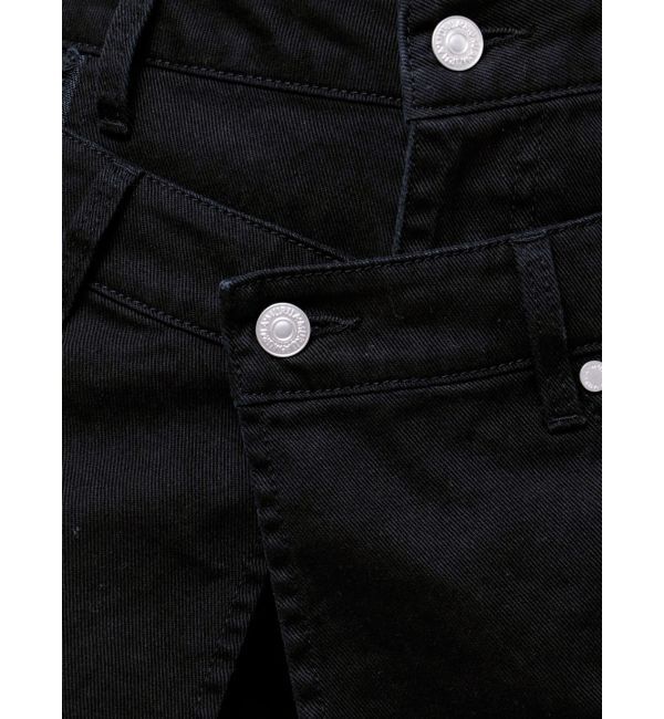 MURUA「スカートレイヤードデニム」|デニム|