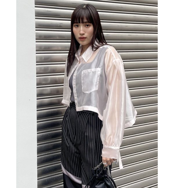 MURUA「ヘムドロストシアーシャツ」|シャツ・ブラウス|