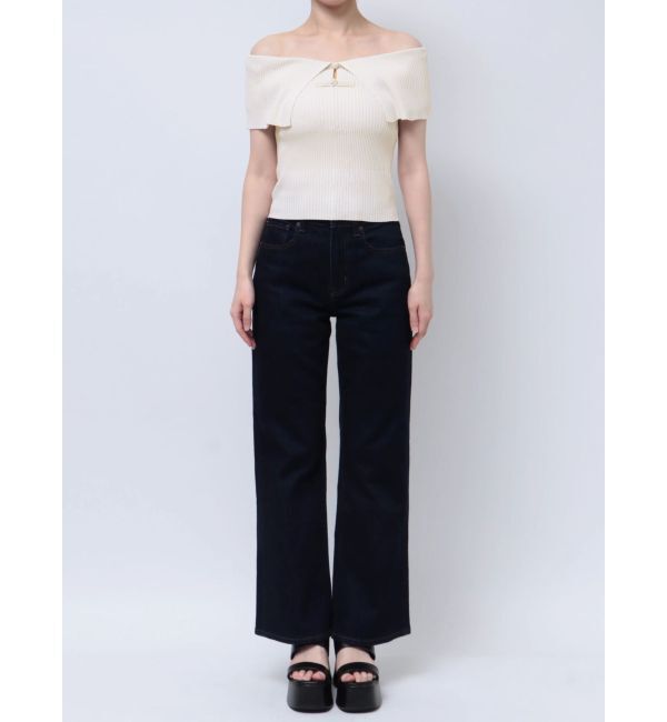 MURUA「オフショルチャイナボタンニット」|ニット・セーター|