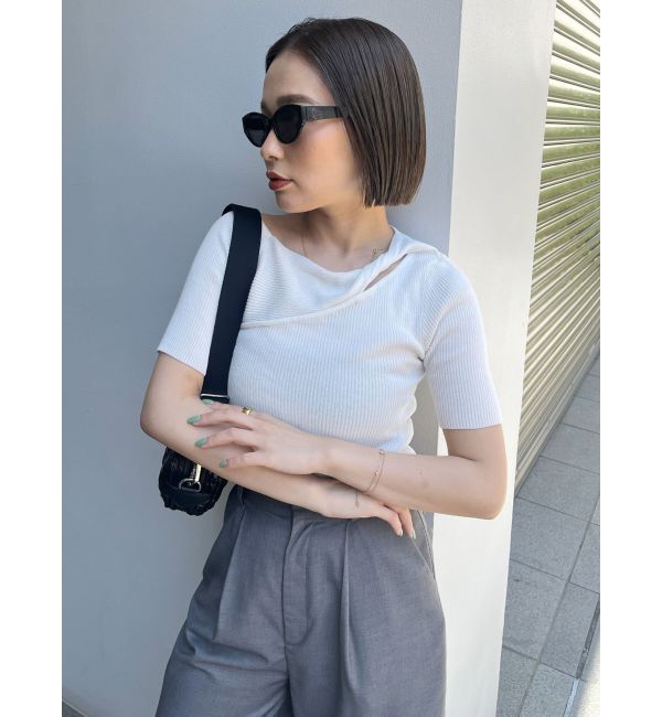 MURUA「ツイストワンショルニット」|ニット・セーター|