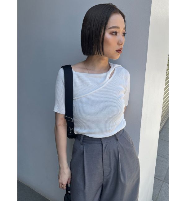 MURUA「ツイストワンショルニット」|ニット・セーター|