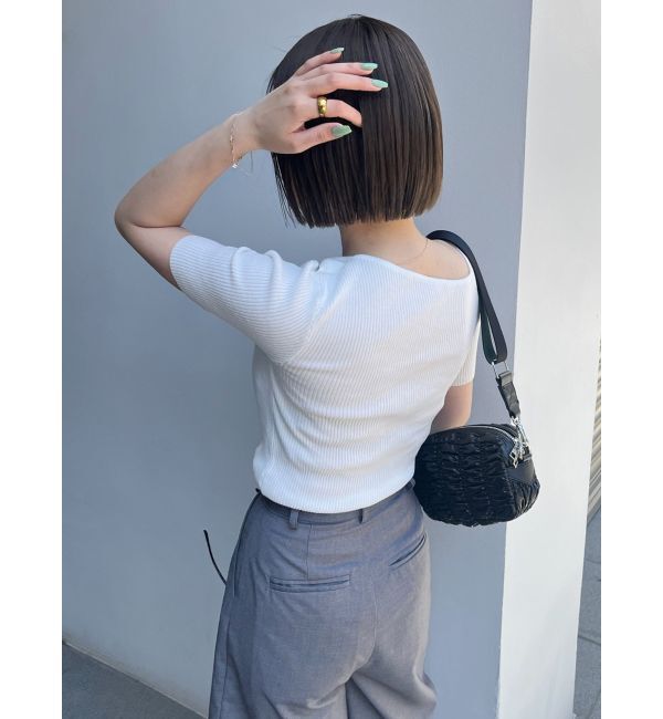 MURUA「ツイストワンショルニット」|ニット・セーター|