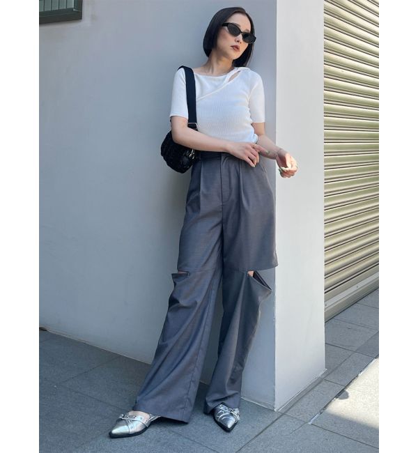 MURUA「ツイストワンショルニット」|ニット・セーター|