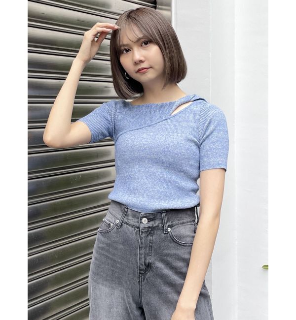 MURUA「ツイストワンショルニット」|ニット・セーター|