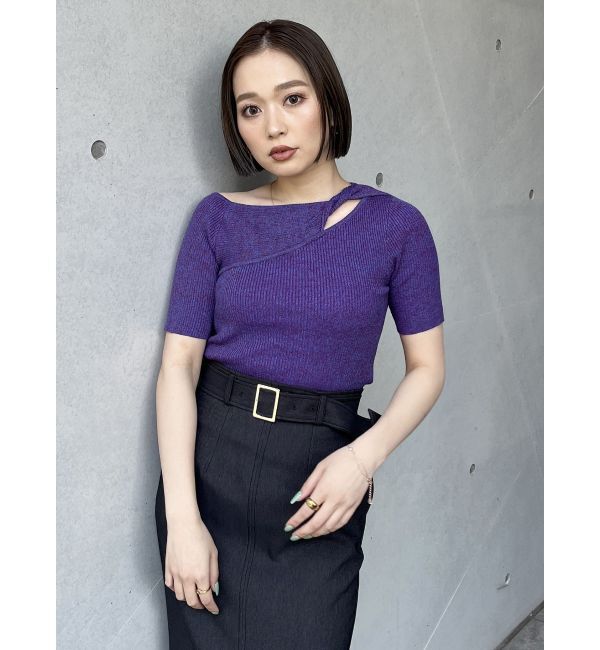 MURUA「ツイストワンショルニット」|ニット・セーター|