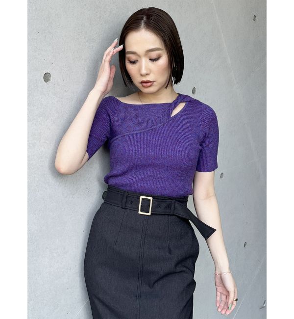 MURUA「ツイストワンショルニット」|ニット・セーター|