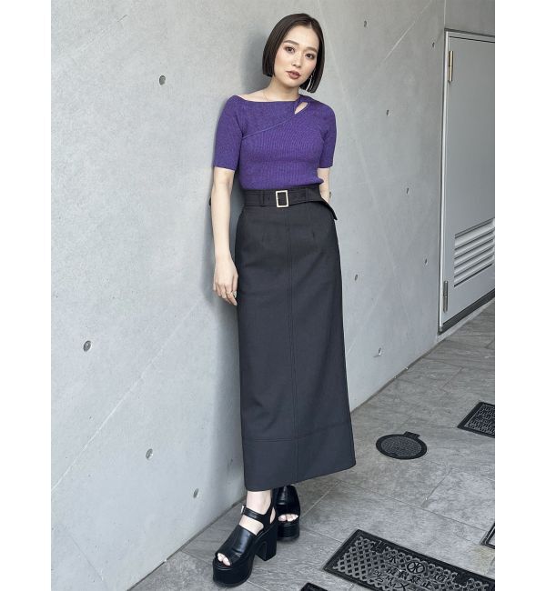 MURUA「ツイストワンショルニット」|ニット・セーター|