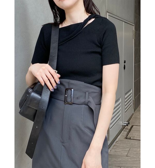 MURUA「ツイストワンショルニット」|ニット・セーター|