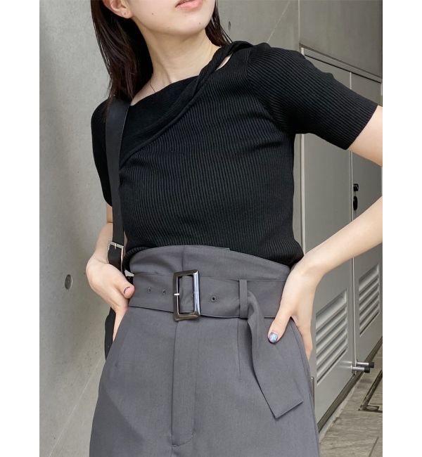 MURUA「ツイストワンショルニット」|ニット・セーター|