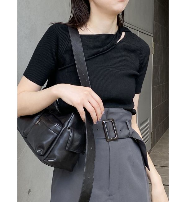 MURUA「ツイストワンショルニット」|ニット・セーター|