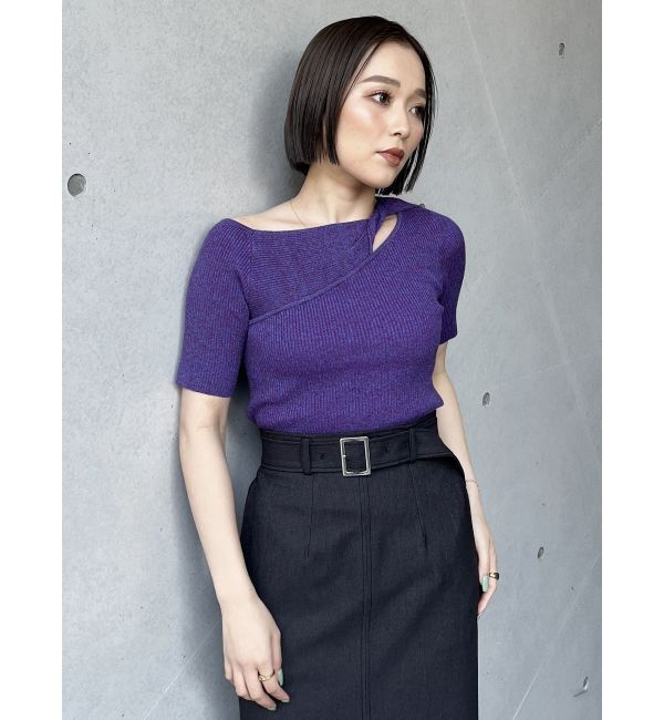 MURUA「ツイストワンショルニット」|ニット・セーター|