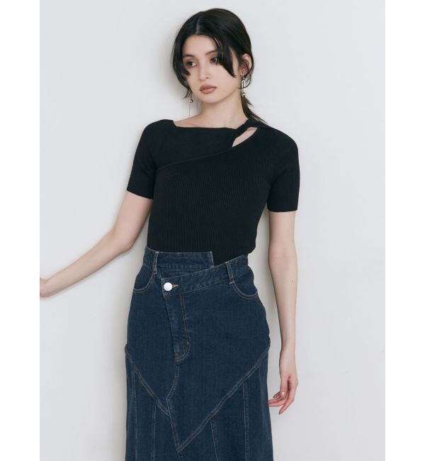 MURUA「ツイストワンショルニット」|ニット・セーター|