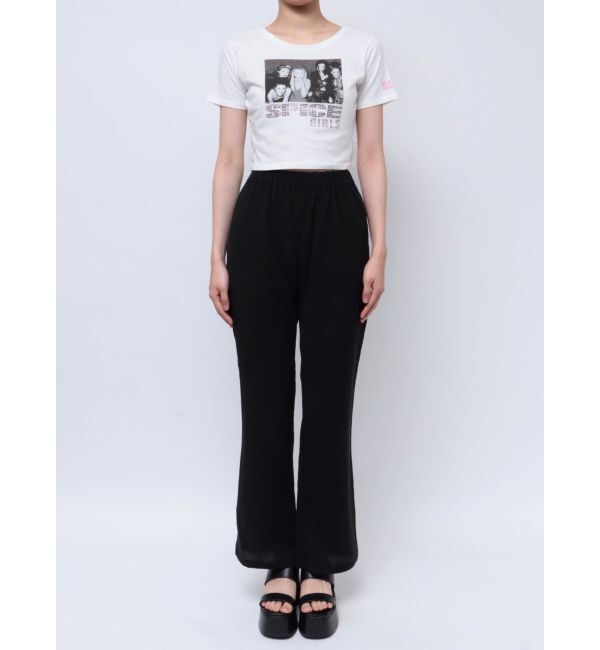 MURUA「【SPICE GIRLS】rhinestone logo Tシャツ」|Tシャツ・カットソー|