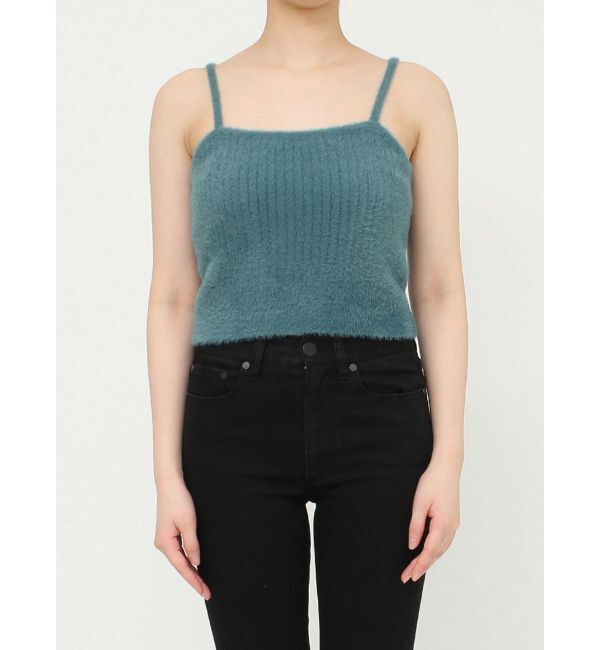 MURUA「シャギージップカーデ&times;キャミSET」|カーディガン|