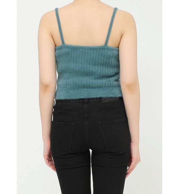 MURUA「シャギージップカーデ&times;キャミSET」|カーディガン|