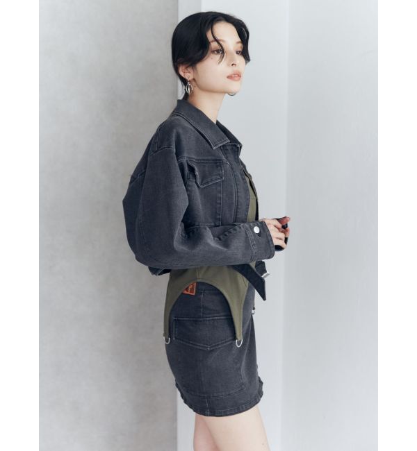 MURUA「クロップドGジャン」|デニムジャケット|