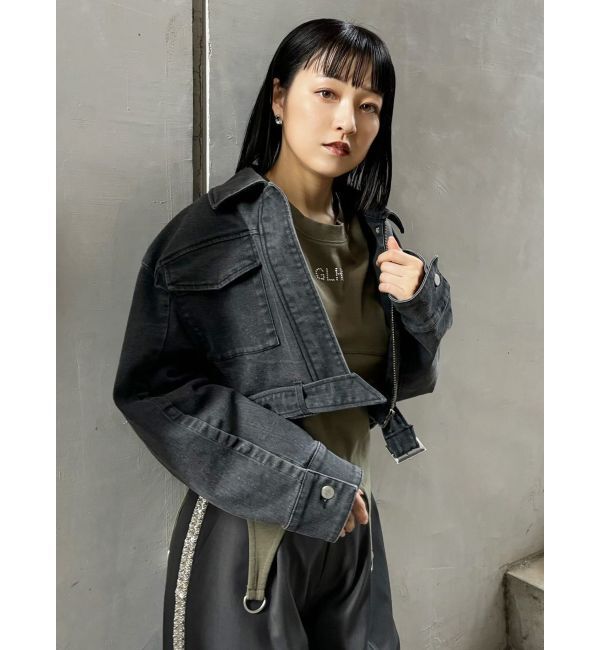 MURUA「クロップドGジャン」|デニムジャケット|