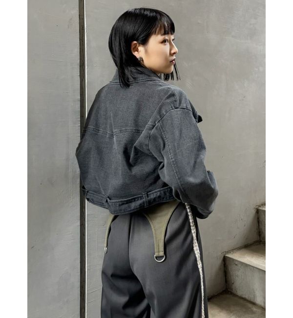 MURUA「クロップドGジャン」|デニムジャケット|