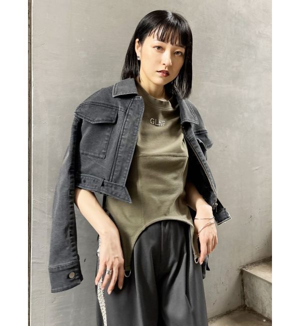 MURUA「クロップドGジャン」|デニムジャケット|