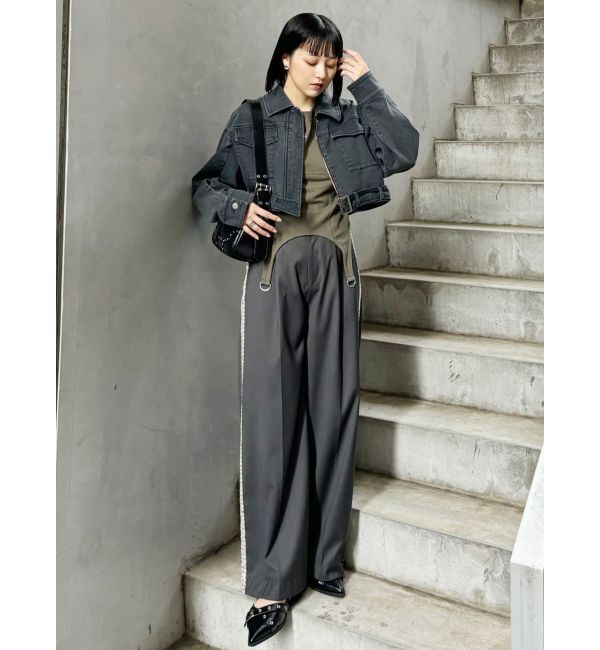 MURUA「クロップドGジャン」|デニムジャケット|