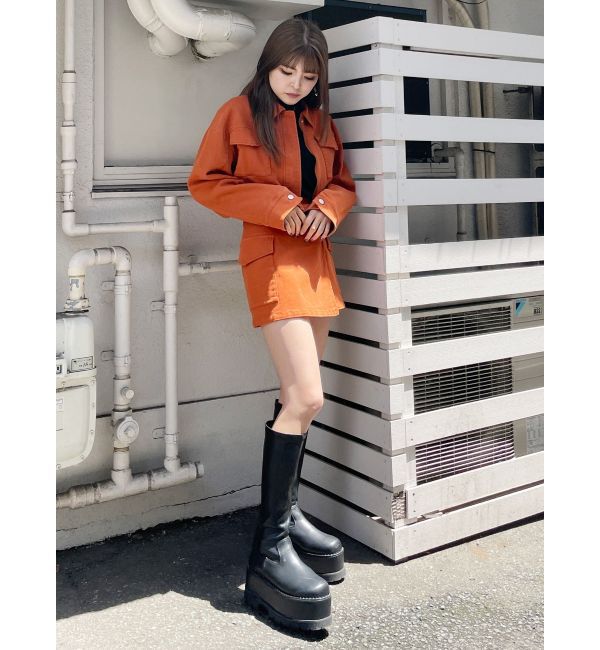 MURUA「クロップドGジャン」|デニムジャケット|