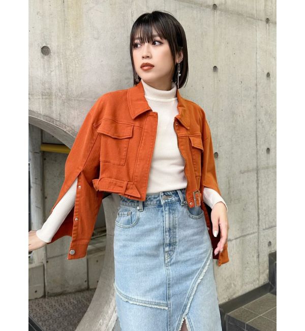 MURUA「クロップドGジャン」|デニムジャケット|