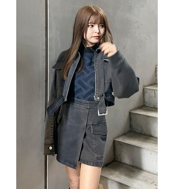 MURUA「クロップドGジャン」|デニムジャケット|