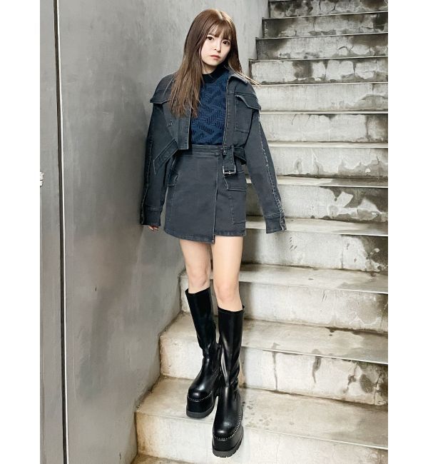 MURUA「クロップドGジャン」|デニムジャケット|