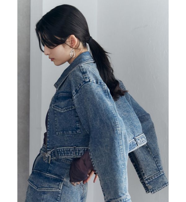 MURUA「クロップドGジャン」|デニムジャケット|