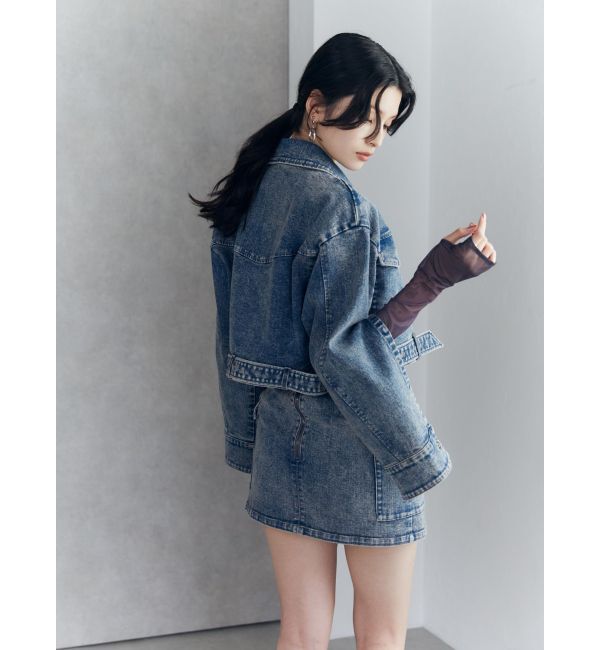 MURUA「クロップドGジャン」|デニムジャケット|