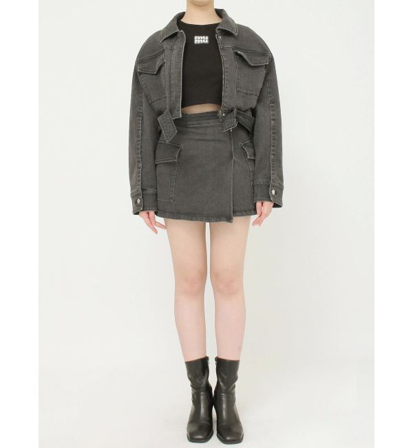 MURUA「クロップドGジャン」|デニムジャケット|