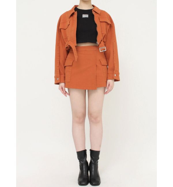 MURUA「クロップドGジャン」|デニムジャケット|