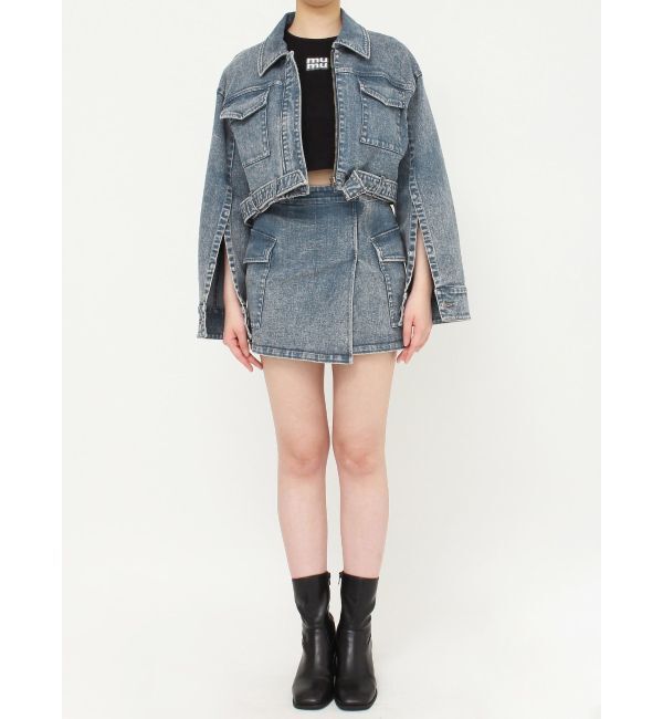 MURUA「クロップドGジャン」|デニムジャケット|