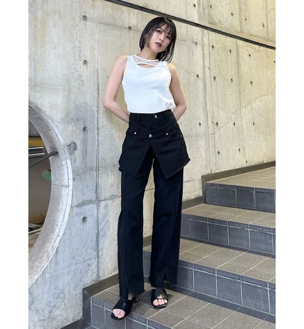 MURUA「ポイントメッシュタンクトップ」|タンクトップ|