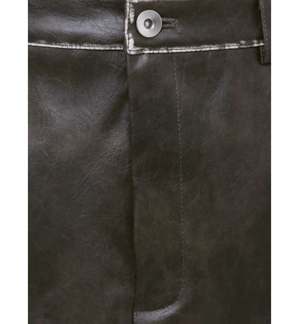 MURUA「ヴィンテージライクフェイクレザーミニスカート」|スカート|