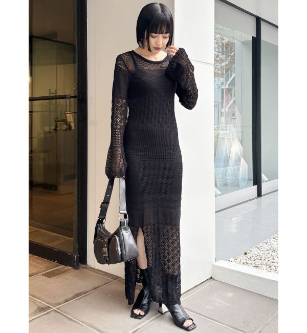 MURUA「ストレッチオープントゥブーツ」|ショートブーツ|