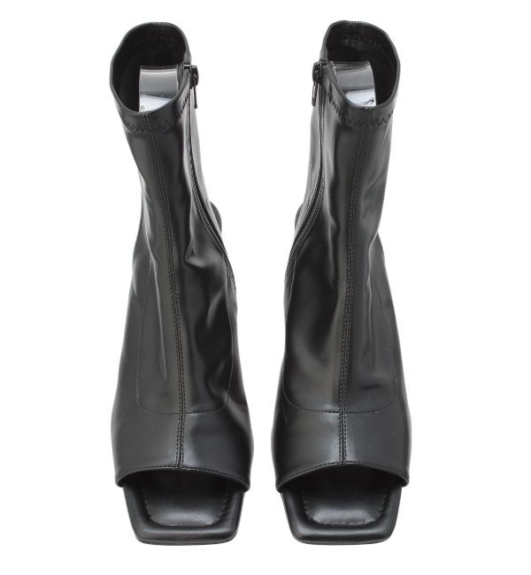 MURUA「ストレッチオープントゥブーツ」|ショートブーツ|