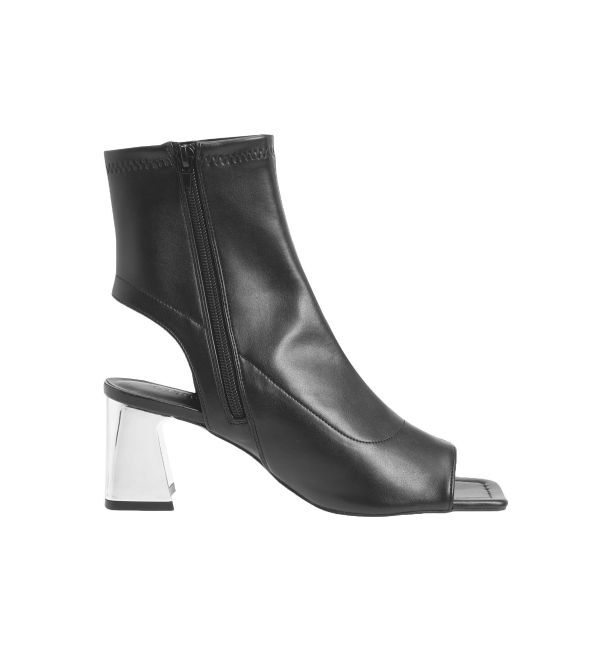 MURUA「ストレッチオープントゥブーツ」|ショートブーツ|